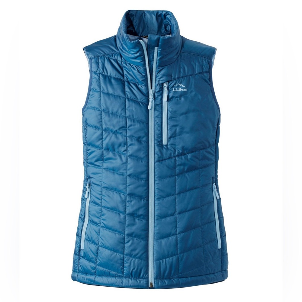 L.L. Bean Lightweight Ultralight Primaloft Puffer Vest in Marine Blue XS S